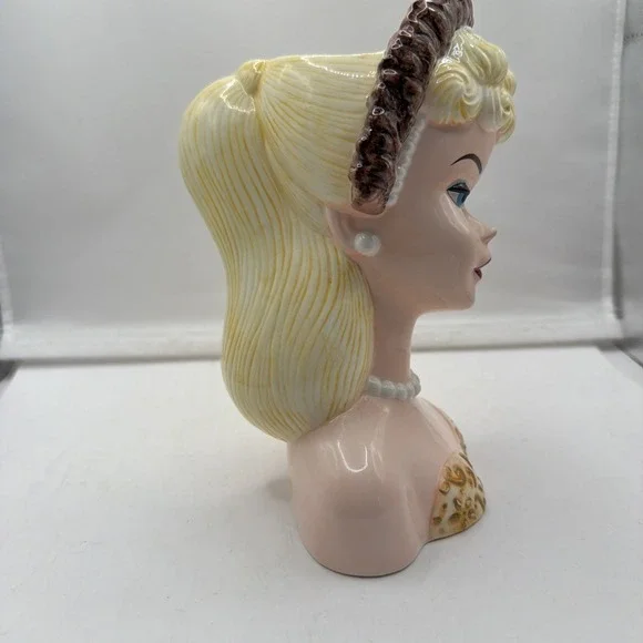 Lady Head Vase Barbie "Evening Splendor" 1959 (1996 Mattel) 188913 - Picture 4 of 8